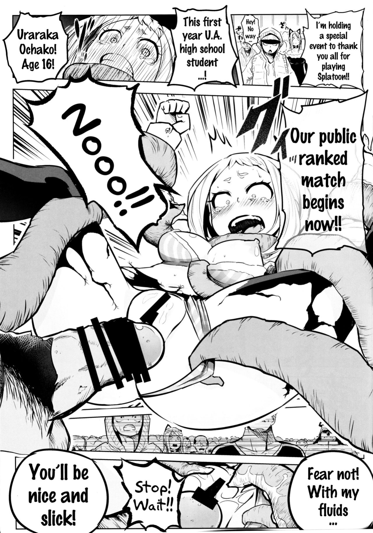 (C88) [Kowareta Radio (Herokey)] Saredo Uraraka ni! Ikari no Gachimacchi - Still Behave Uraraka! (Boku no Hero Academia) {doujins.com}