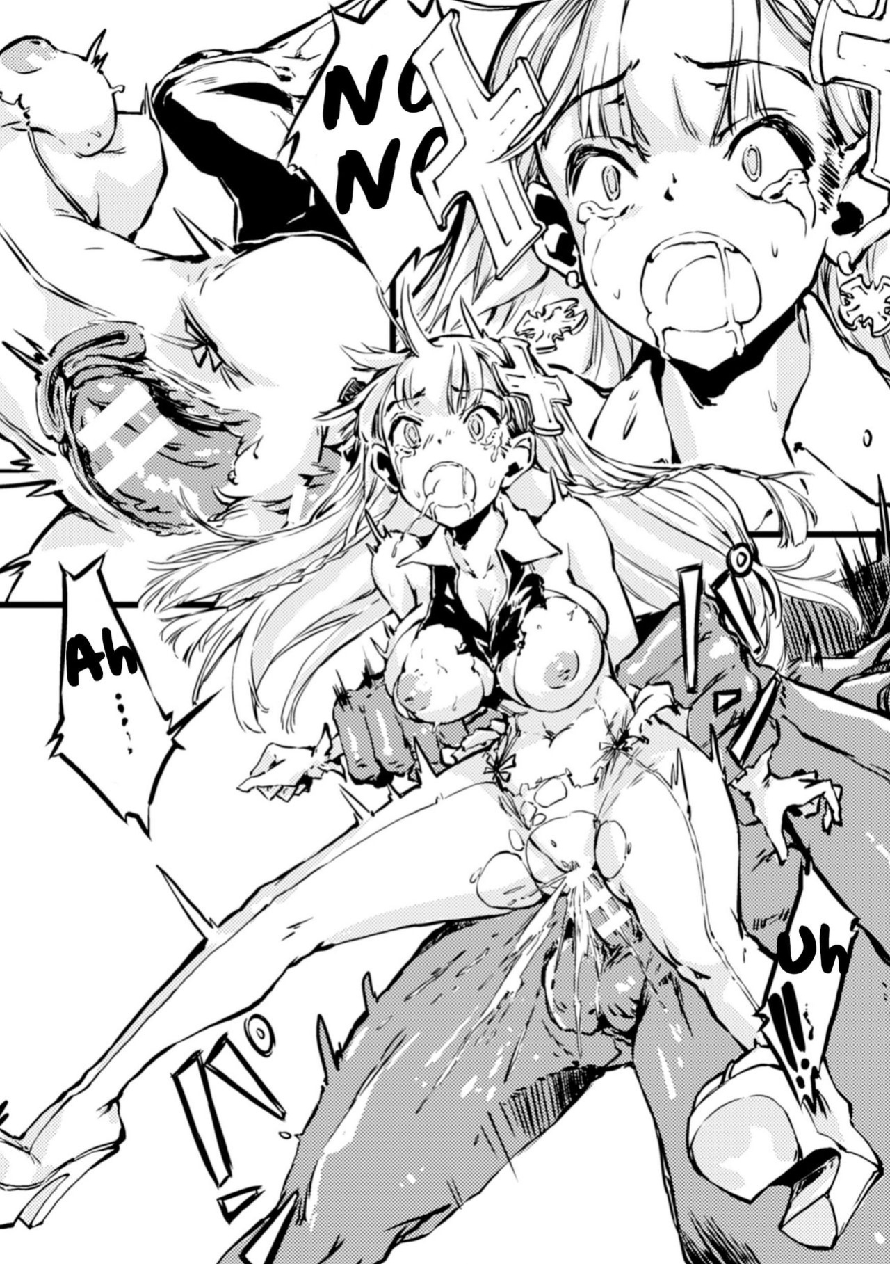 [Zutta] Mahou Shoujo Crisis - Magical Girl Crisis (2D Comic Magazine Kikenbi ni Chitsunai Shasei Sareru Onna-tachi Vol. 2) [Nepnep]