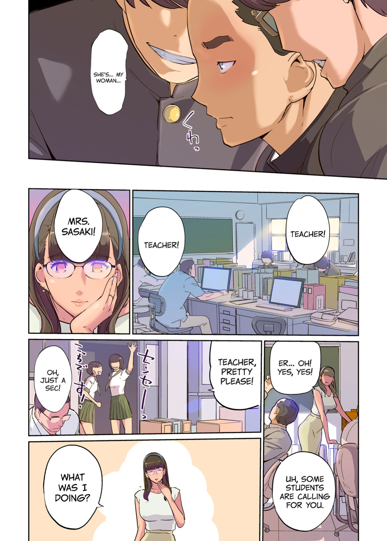 [C.N.P (clone Ningen)] SEX to Kyoushitsu to Danshi Seito to Onna Kyoushi [Kinsei Translations]