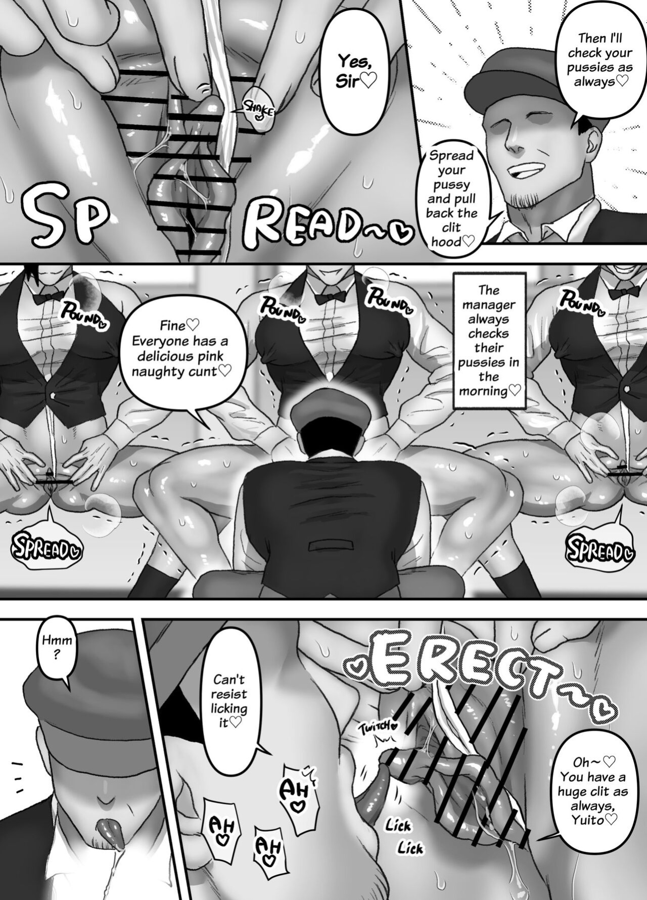 [Onoko Ya Honpo (Kamiwo Akira)] Youkoso! Cuntboy Cafei | Welcome! Cuntboy Cafe