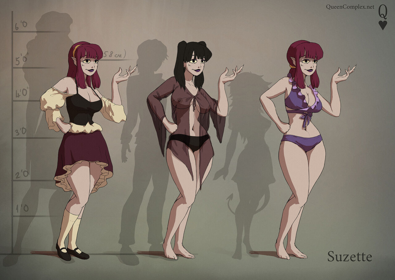 [QueenComplex] Estate of the Late - concept sketches