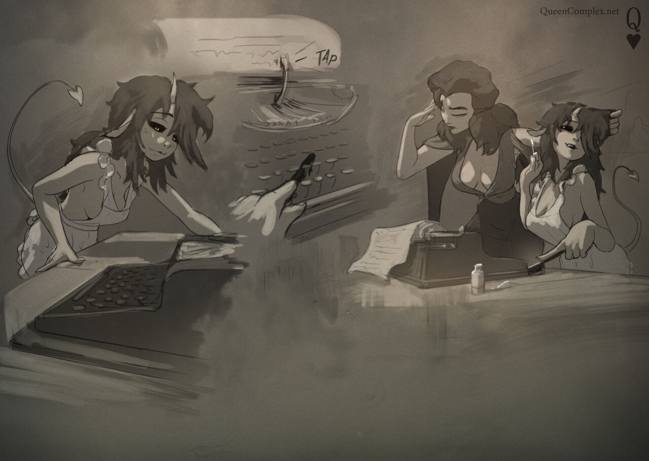 [QueenComplex] Estate of the Late - concept sketches