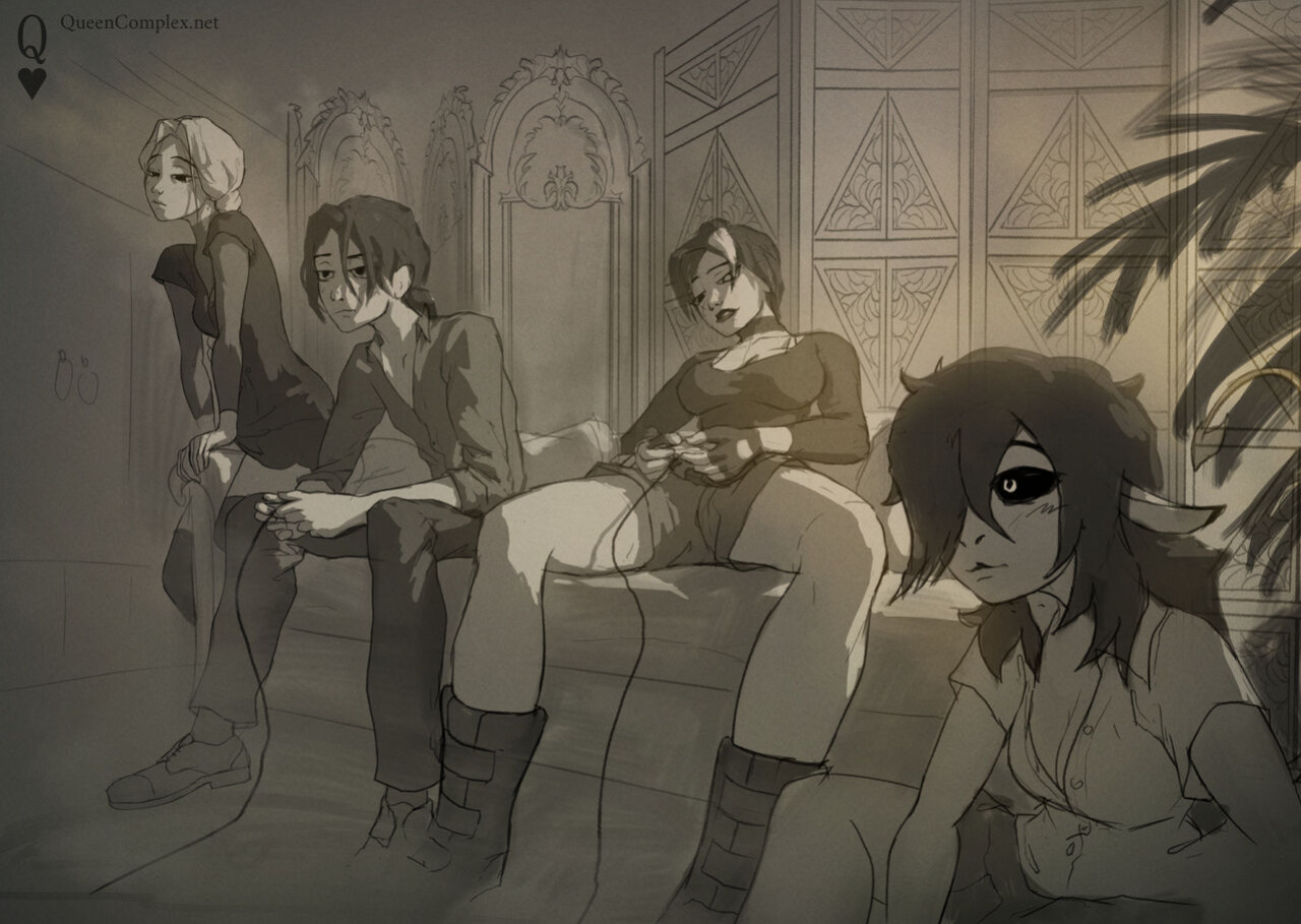 [QueenComplex] Estate of the Late - concept sketches