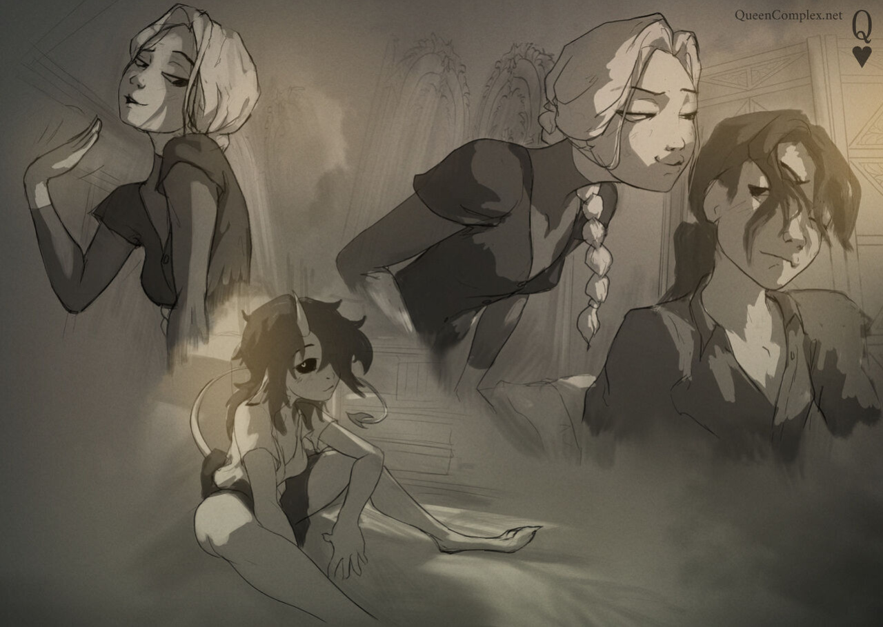 [QueenComplex] Estate of the Late - concept sketches
