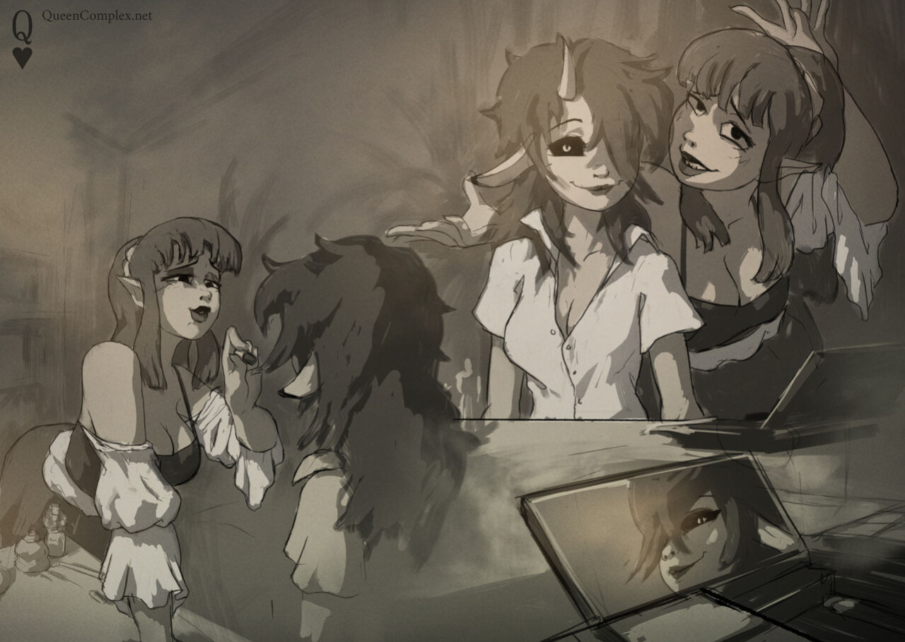 [QueenComplex] Estate of the Late - concept sketches