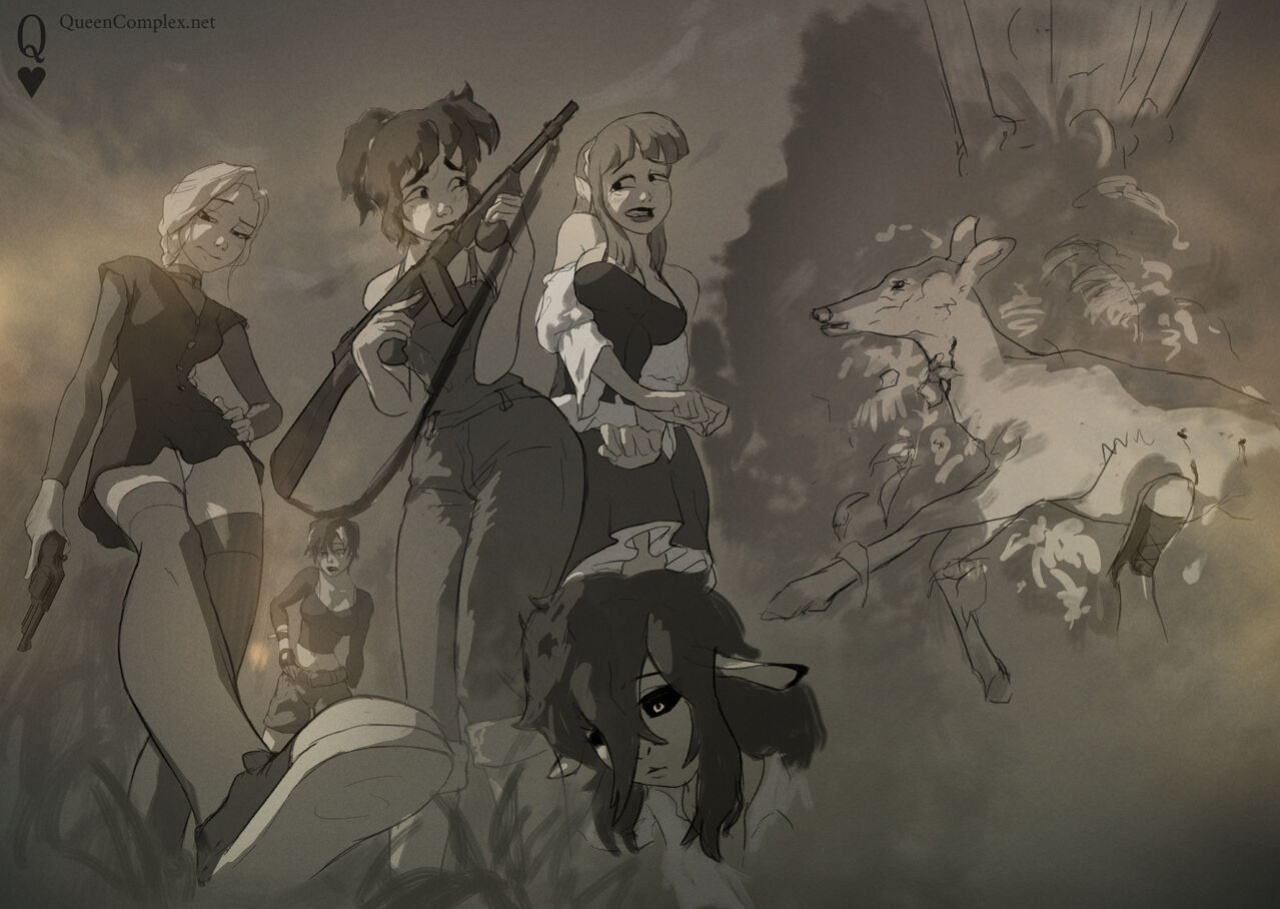 [QueenComplex] Estate of the Late - concept sketches