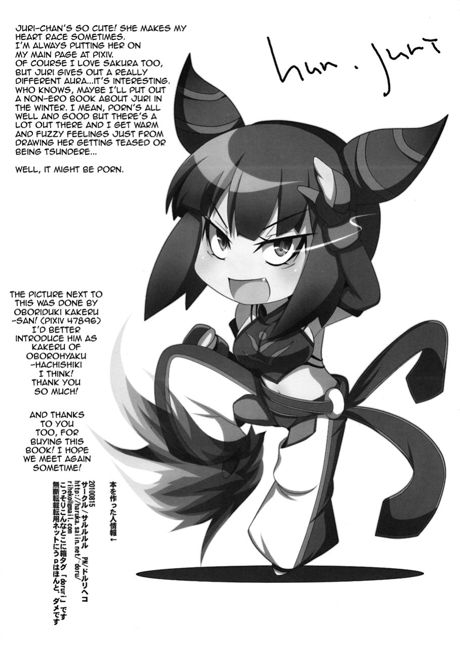 (C78) [Sarurururu (Doru Riheko)] Bad Temper Princess. (Street Fighter IV)
