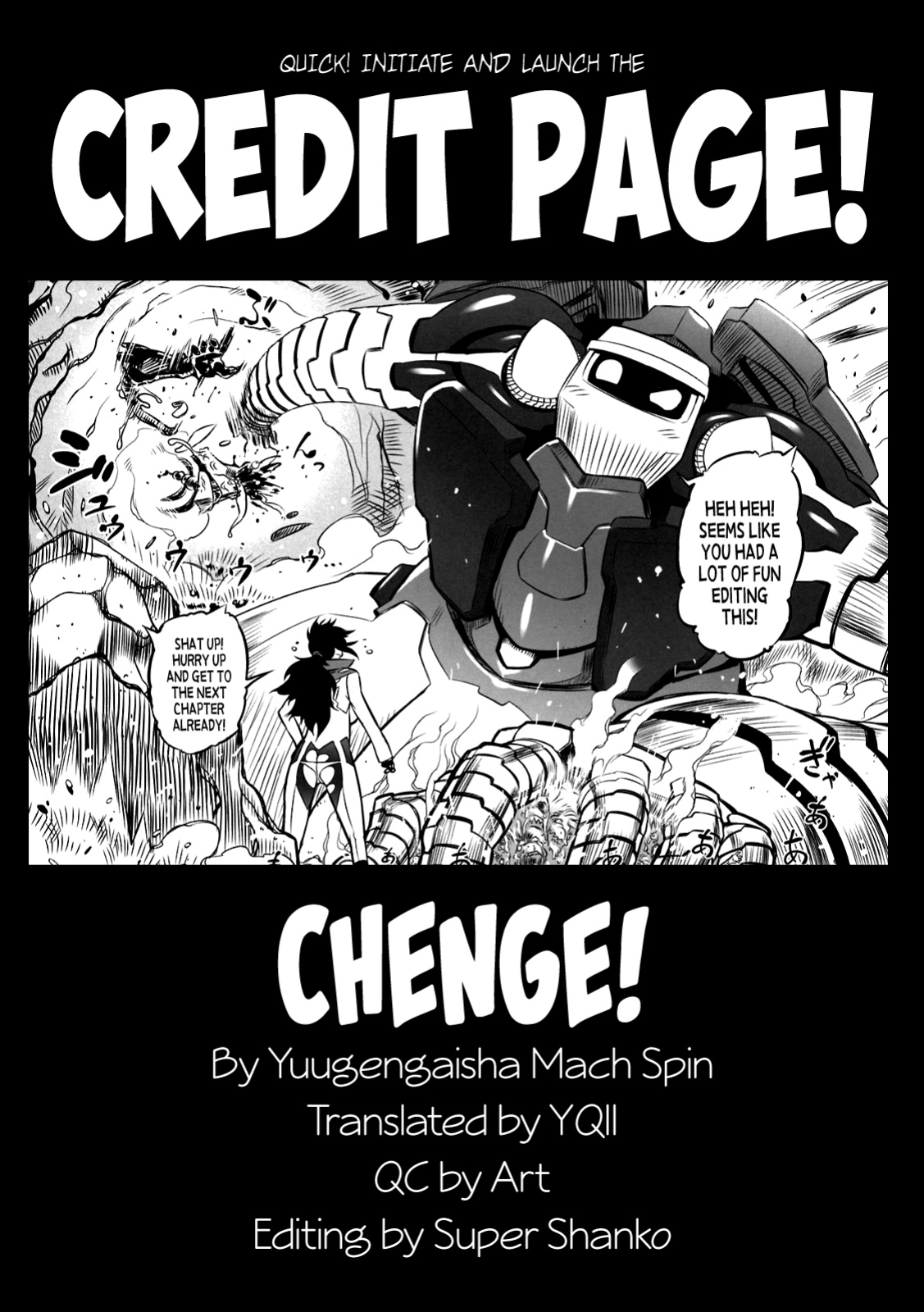 (Futaket 7) [Yuugengaisha Mach Spin (Drill Jill)] Change!! (Getter Robo) [YQII]