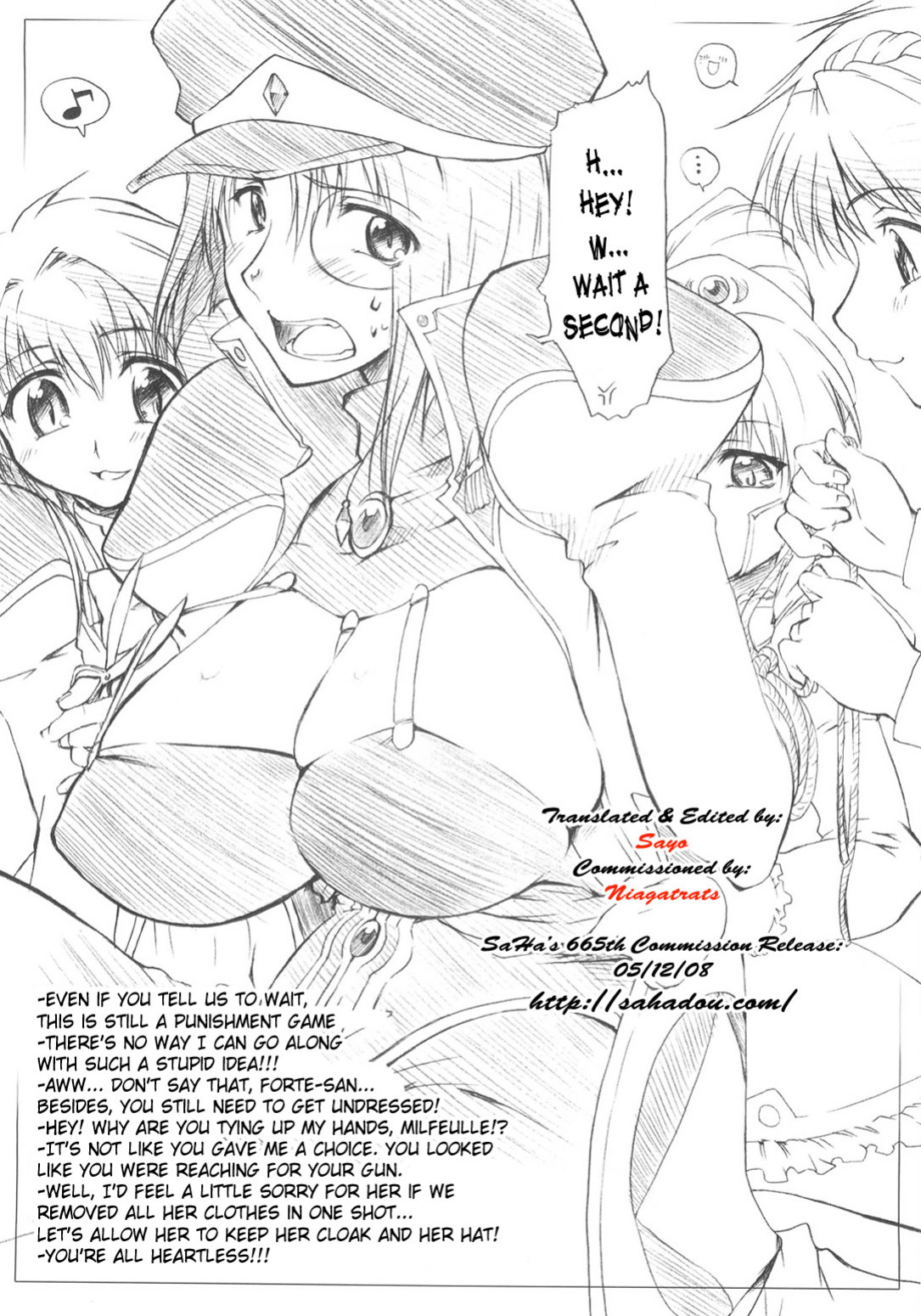 (CR37) [Sago-Jou (Seura Isago)] Ten Kara Forte! ~Soushuuhen~ | Forte from Heaven! (Galaxy Angel) [SaHa]