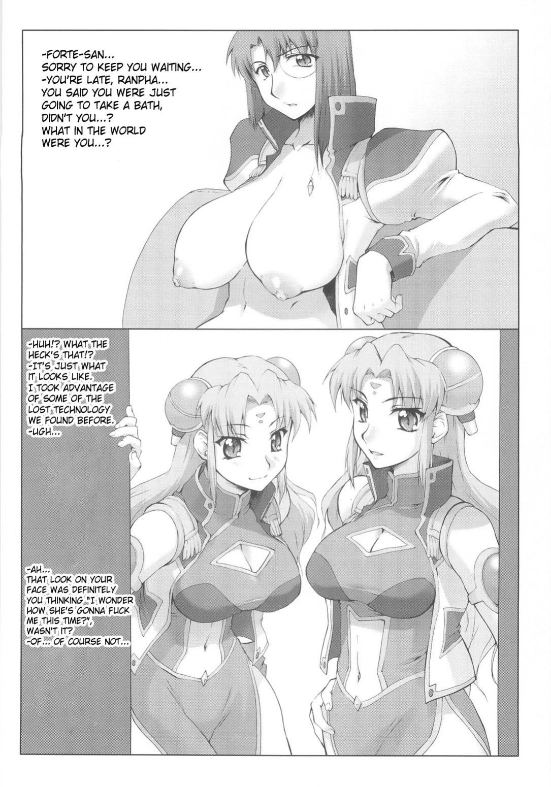 (CR37) [Sago-Jou (Seura Isago)] Ten Kara Forte! ~Soushuuhen~ | Forte from Heaven! (Galaxy Angel) [SaHa]