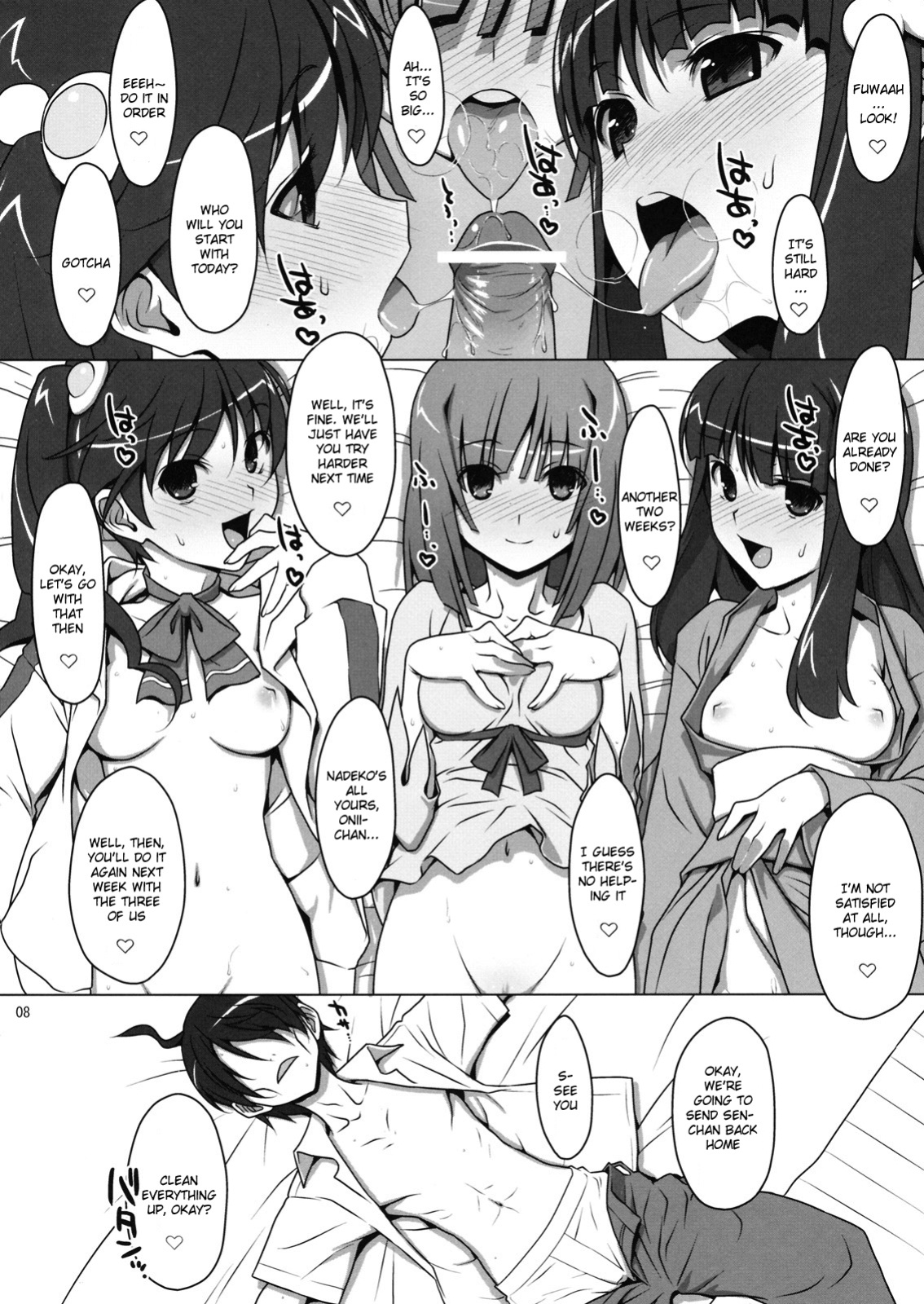 [TIES (Takei Ooki)] Onegai! FireSisters★ -Soushuuhen- (Bakemonogatari) {Various groups}