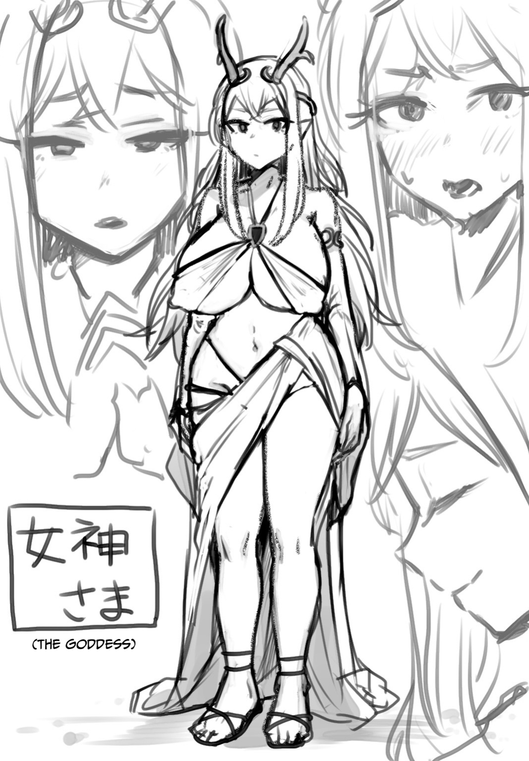 [kitsunekopandanuki (pandanuki)] Yokkyuu Fuman Damegami [Futanari Chinpo Sword] o Sazukemasu [Pure Pazaak]