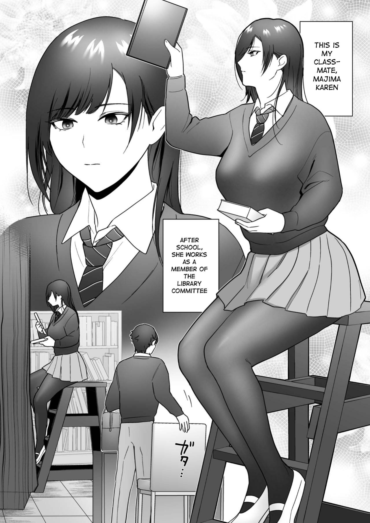 [Ikinariya (Ikinari)] Toshoiin no Karen-san | Karen-san of the Library Committee