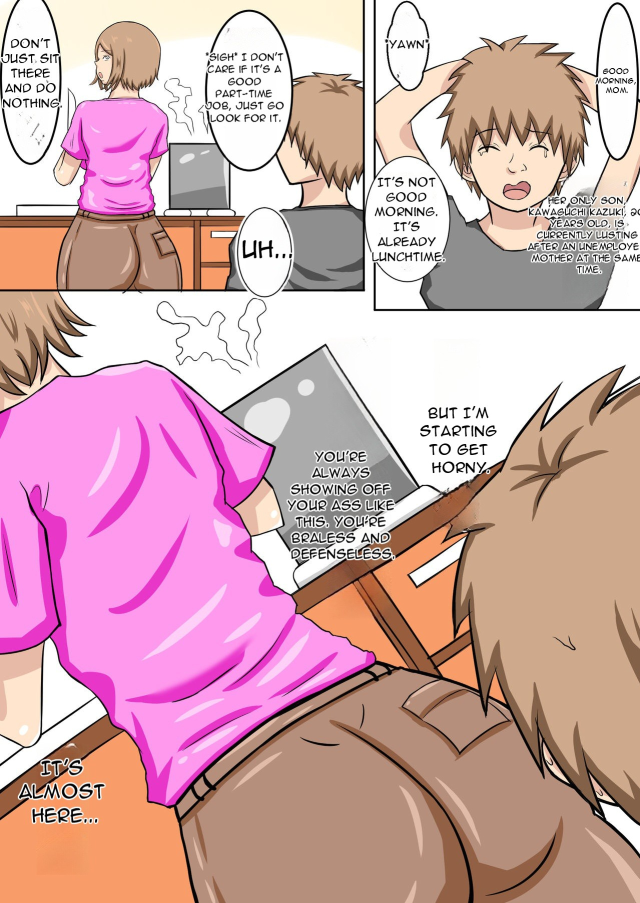 [Mama no Nioi (fundoshi)] Uchi no Mama wa Oshi ni Yowai [DarklordMTLs]