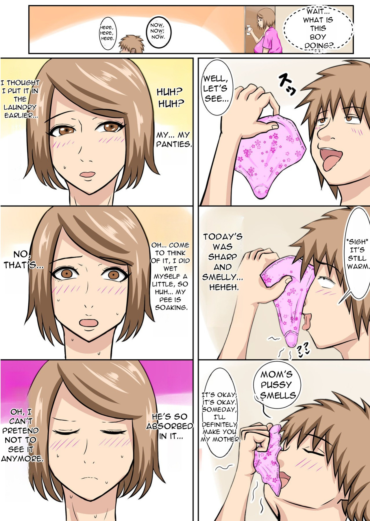 [Mama no Nioi (fundoshi)] Uchi no Mama wa Oshi ni Yowai [DarklordMTLs]