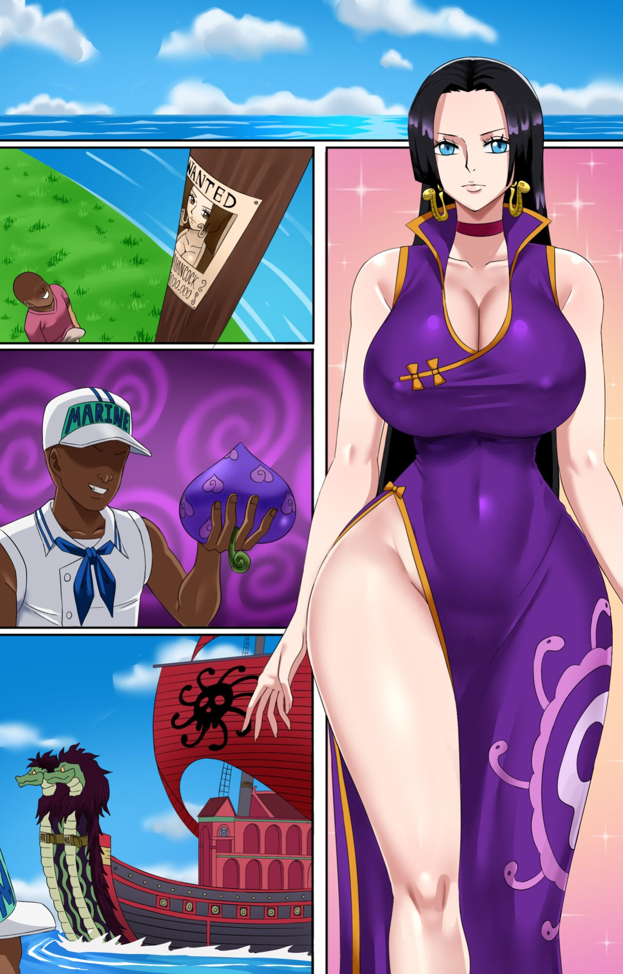 [Pink Pawg] The Snake Princess is Brainwashed! (One Piece)