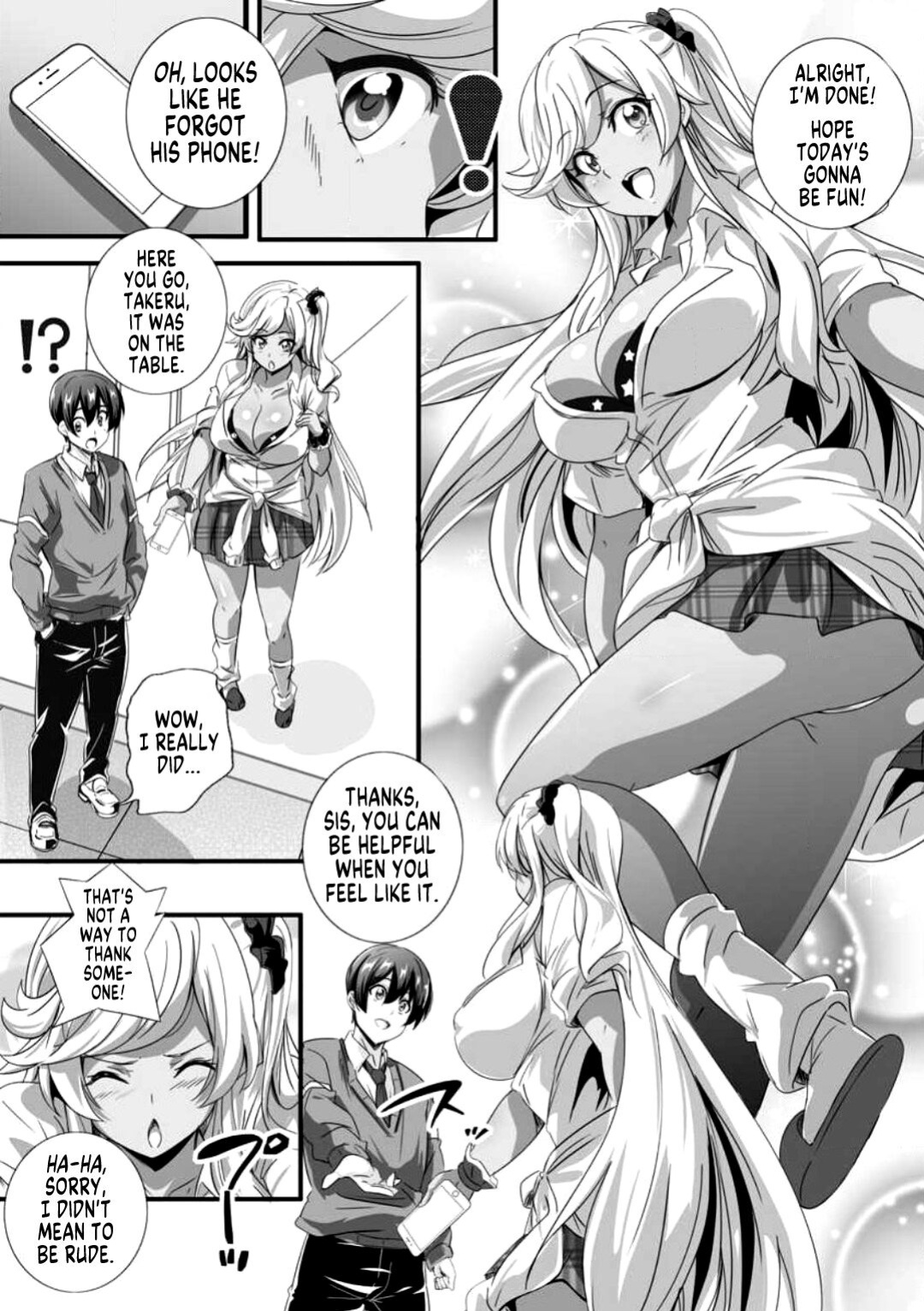 [Washizuka Sho] Bitch ni Natta Kuro Gal Nee-chan to Irekawari Seikatsu 1 [GTF]