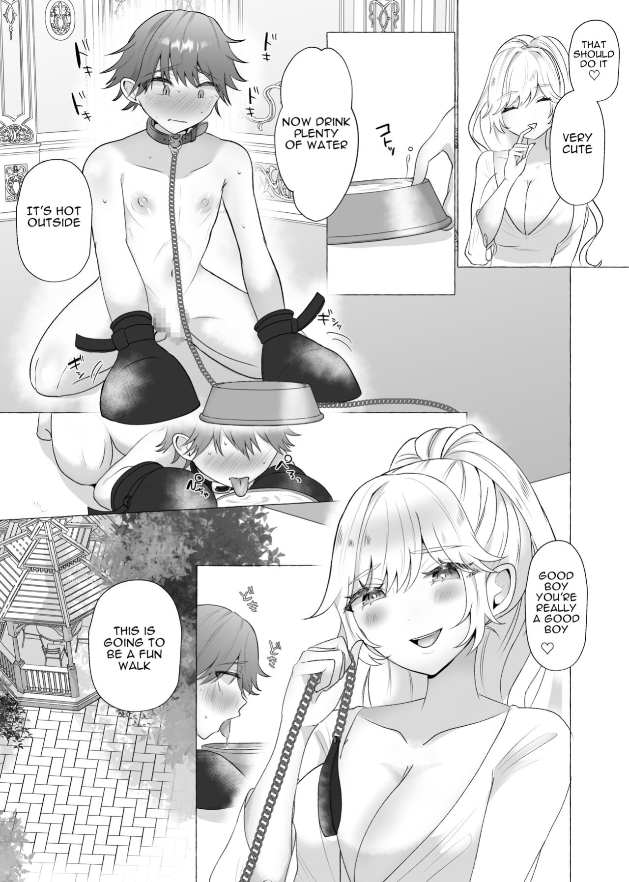 [Sagano Katsuma, Akatsuki Shion] Lady Jenna's New Pet (M-o Muke Zasshifuu Doujinshi Dokutoku no Magazine Vol. 3) [ENG]