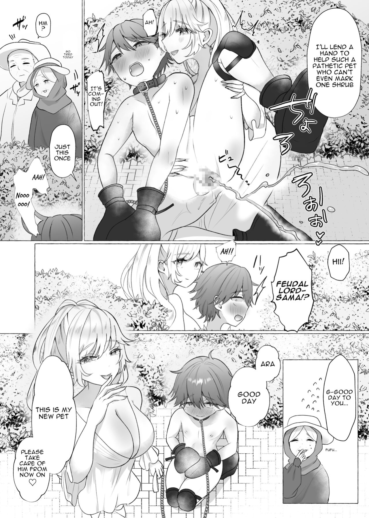 [Sagano Katsuma, Akatsuki Shion] Lady Jenna's New Pet (M-o Muke Zasshifuu Doujinshi Dokutoku no Magazine Vol. 3) [ENG]