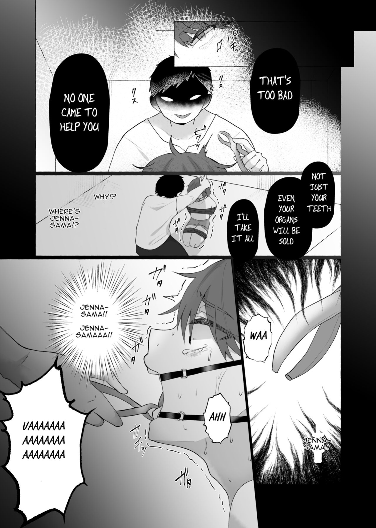 [Sagano Katsuma, Akatsuki Shion] Lady Jenna's New Pet (M-o Muke Zasshifuu Doujinshi Dokutoku no Magazine Vol. 3) [ENG]