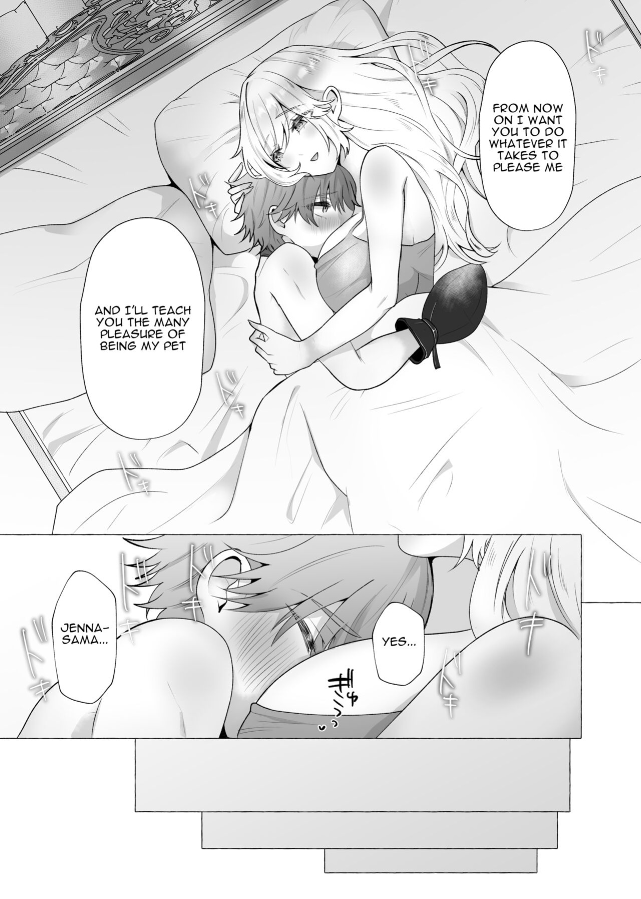 [Sagano Katsuma, Akatsuki Shion] Lady Jenna's New Pet (M-o Muke Zasshifuu Doujinshi Dokutoku no Magazine Vol. 3) [ENG]