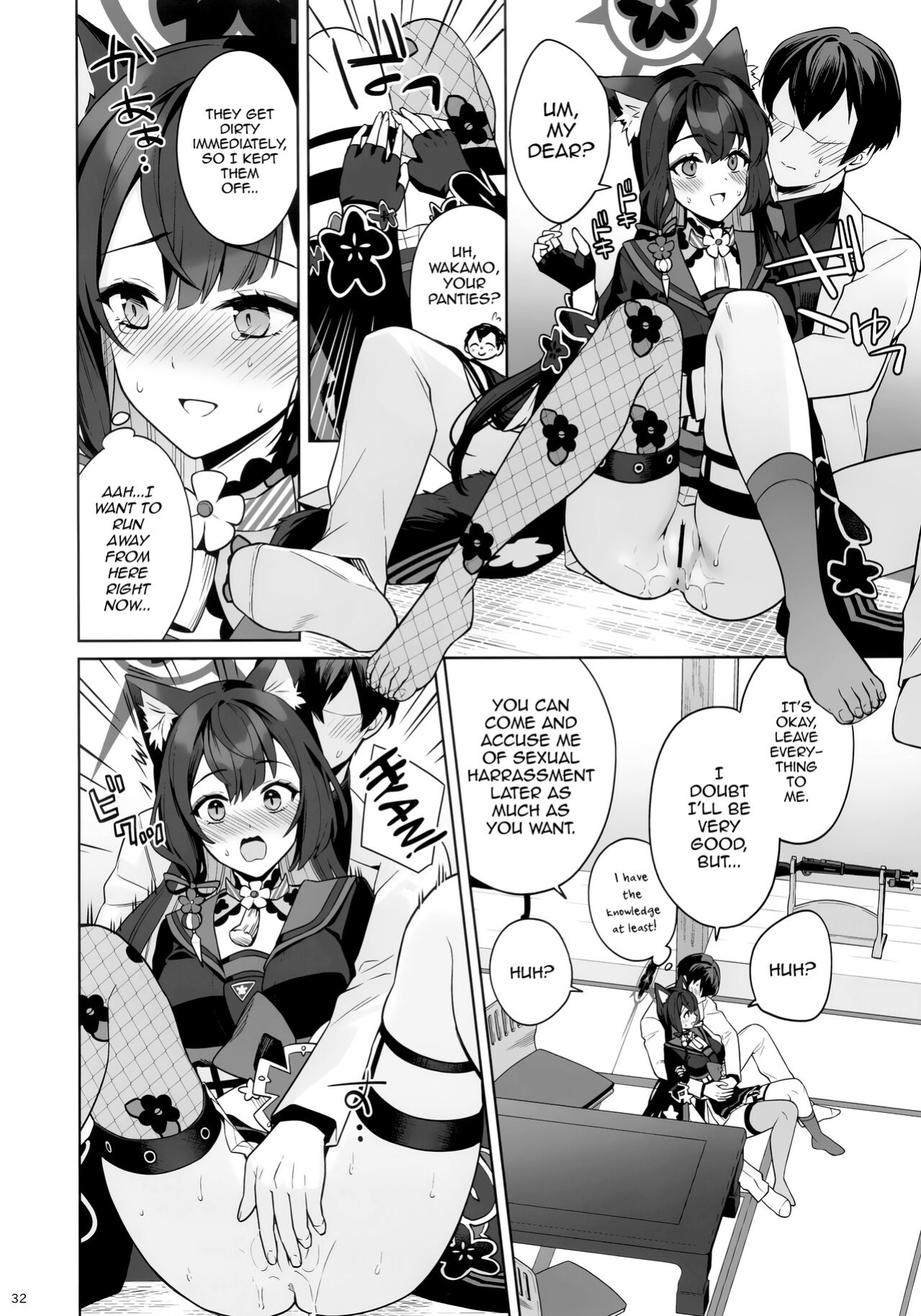 (C103) [NOMIYAGUMI (Ichinomiya)] Zyunzyou Renzyou Hatsuzyoukitsune | Pure♥ Lovestruck♥ Fox in Heat (Blue Archive)