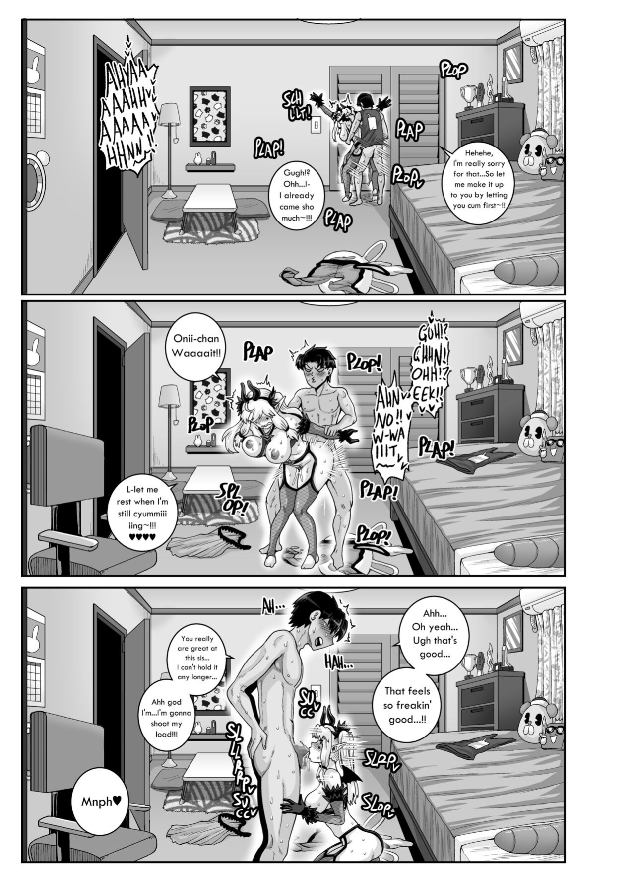 Annoying Sister NEEDS to be Scolded!! - Part 3 [Juna Juna Juice]