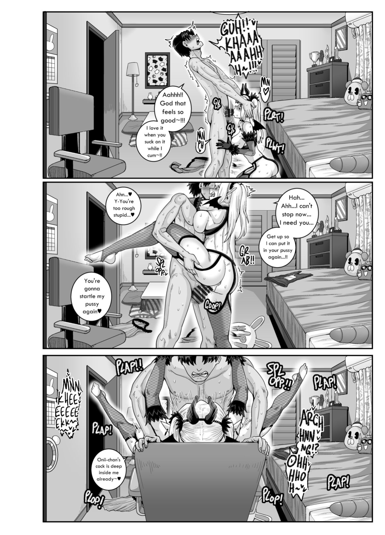Annoying Sister NEEDS to be Scolded!! - Part 3 [Juna Juna Juice]