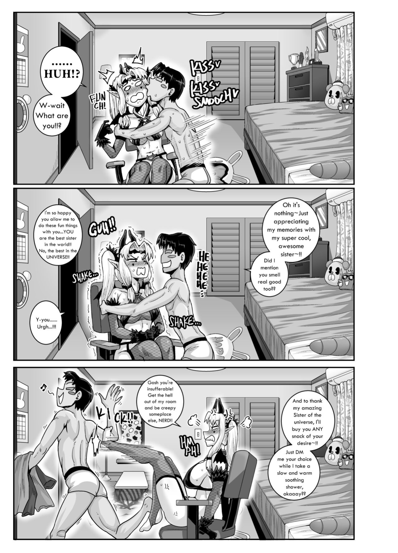 Annoying Sister NEEDS to be Scolded!! - Part 3 [Juna Juna Juice]