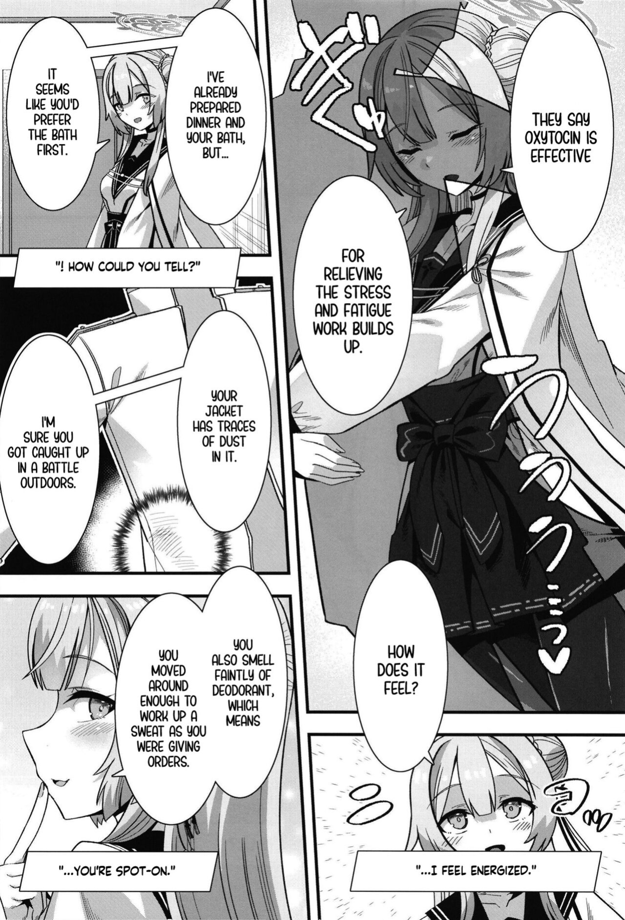 [Harigane Shinshi Doumei (Harigane Shinshi)] Oxytocin Overdose (Blue Archive) [Douzo Lad Translations]