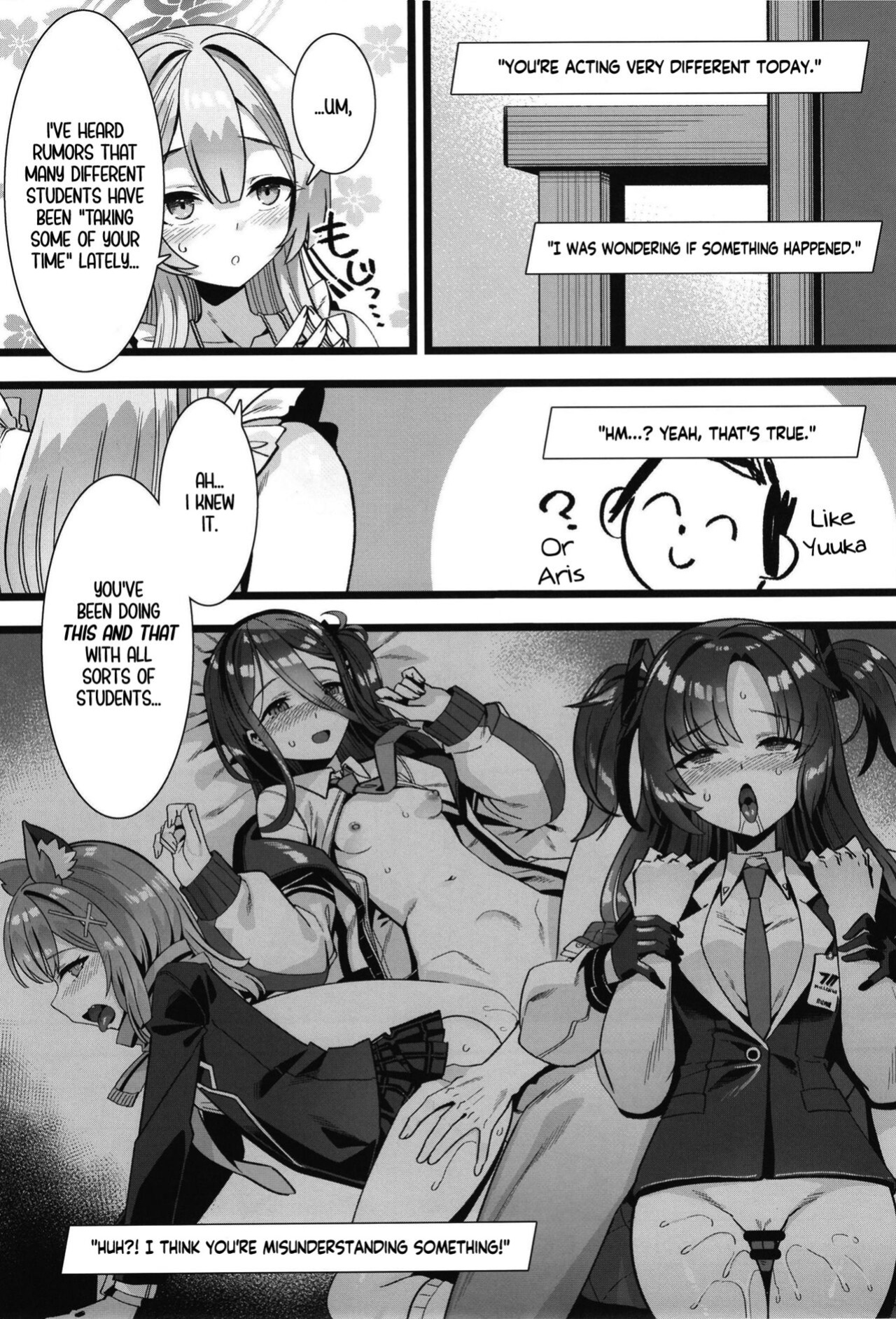 [Harigane Shinshi Doumei (Harigane Shinshi)] Oxytocin Overdose (Blue Archive) [Douzo Lad Translations]