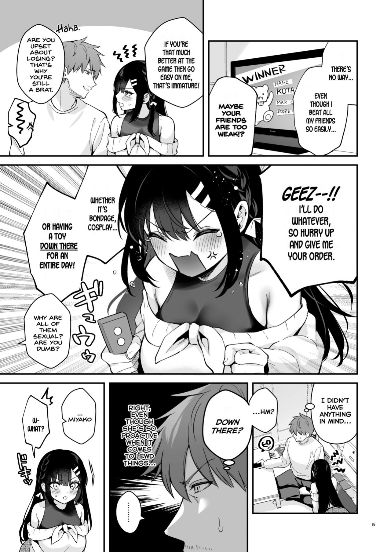 [Calm White (Mashiro Shirako)] Hajirai Batsu Game [SDTLs]
