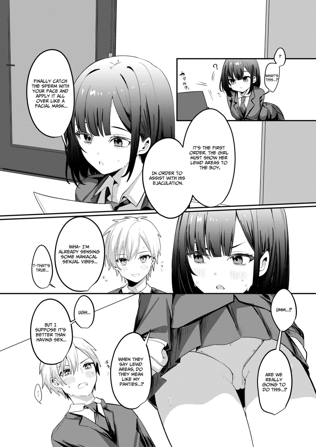 [Whisp (Ariichi Kyuu)] Sex Shinai to Derarenai Heya ni Seiso na Ano Ko to Tojikomerareru | Trapped in a Sex-Locked Room with that Prim & Proper Girl [Benri]