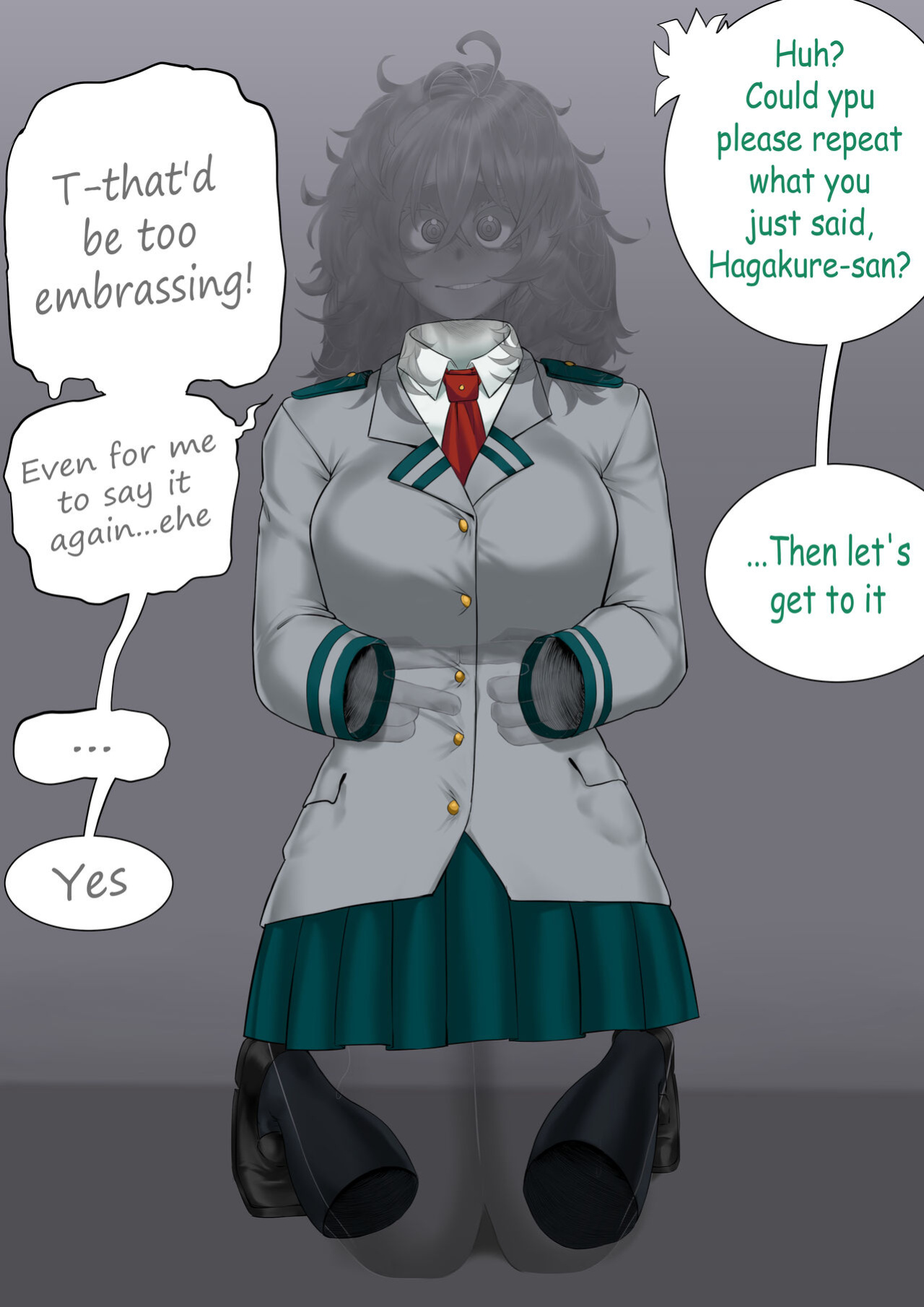 [Amano44] Toru Hagakure (My Hero Academia)