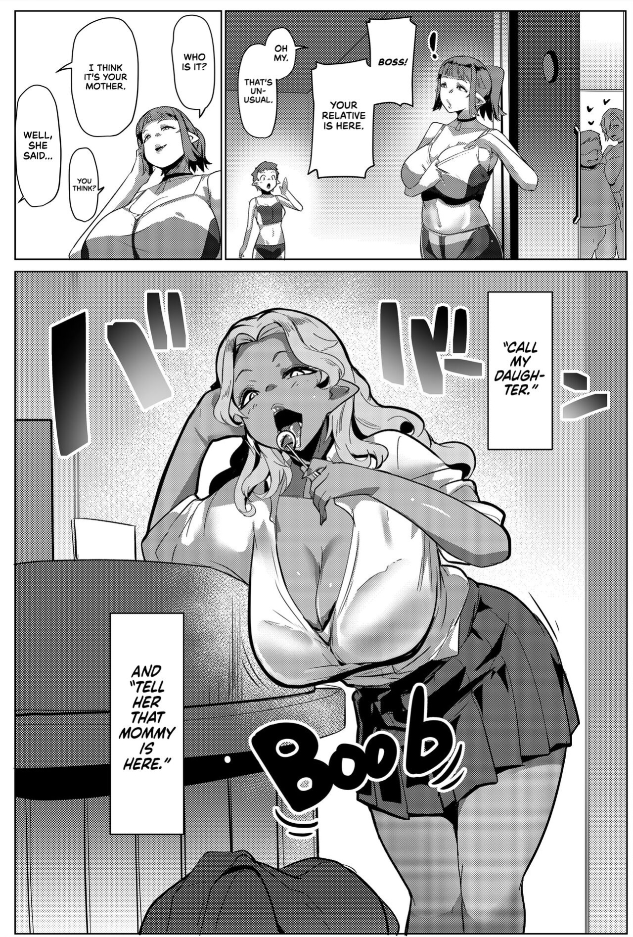 [Hitsuji Kikaku (Muneshiro)] Hahaue mo Mesu Orc 2 | The Mother is Also a Slutty Orc 2 {RedLantern}