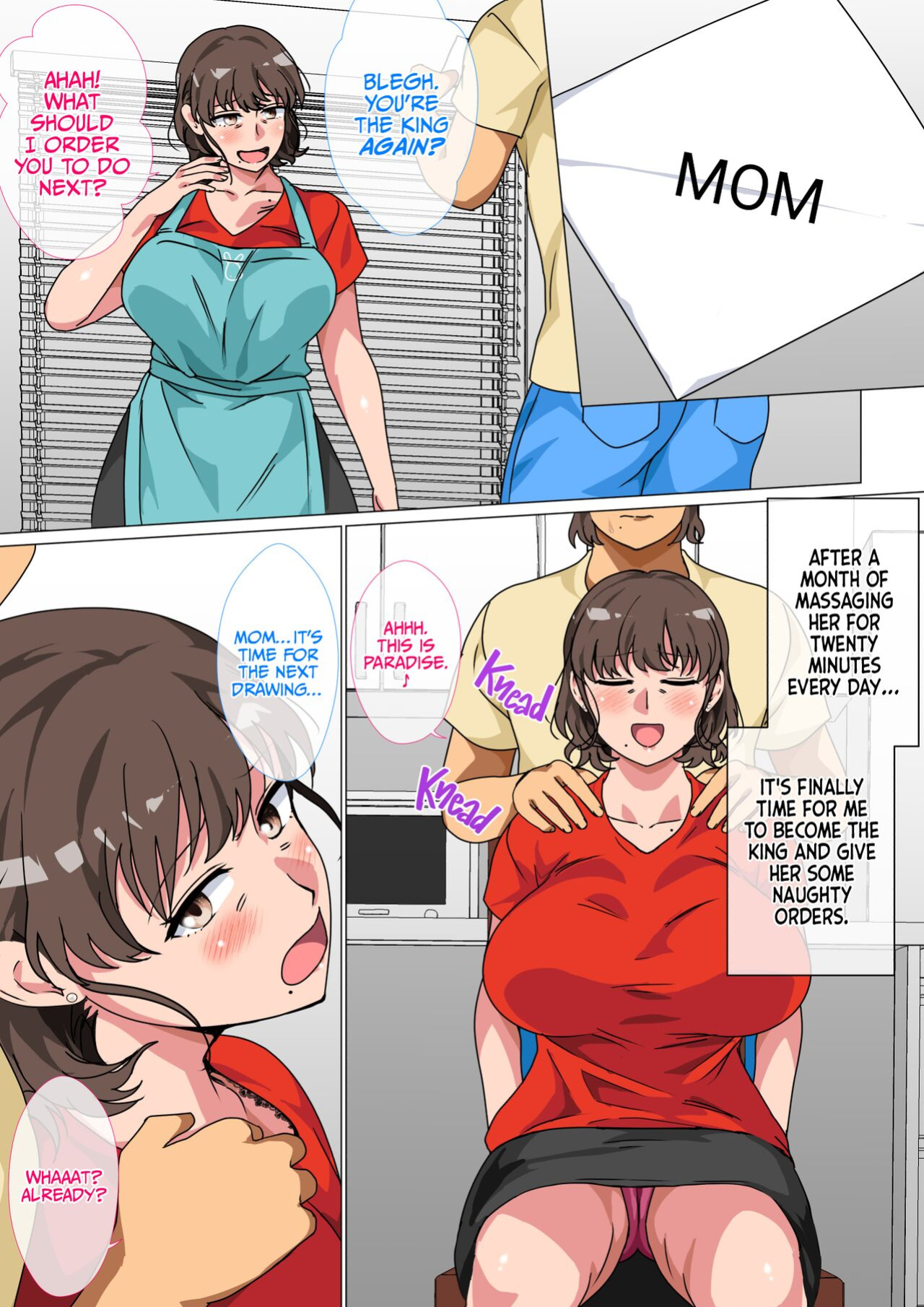 [Circle Spice] Ousama Game no Meirei de Haha to Sex Shita Hanashi | I Ordered My Mom to Have Sex with Me in King's Game {korafu}