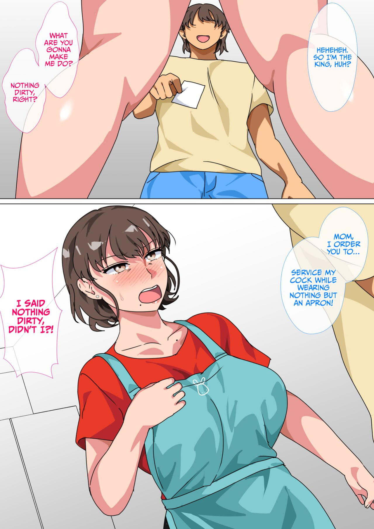 [Circle Spice] Ousama Game no Meirei de Haha to Sex Shita Hanashi | I Ordered My Mom to Have Sex with Me in King's Game {korafu}
