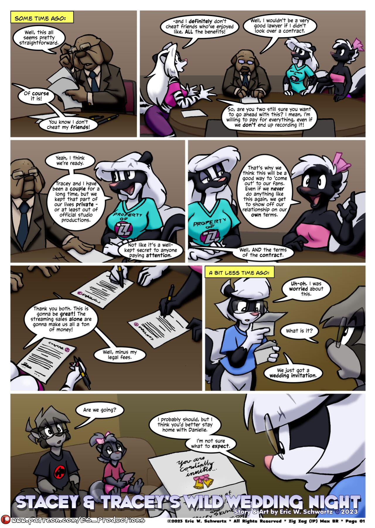 [Eric W. Schwartz] Stacey & Tracey's Wild Wedding Night
