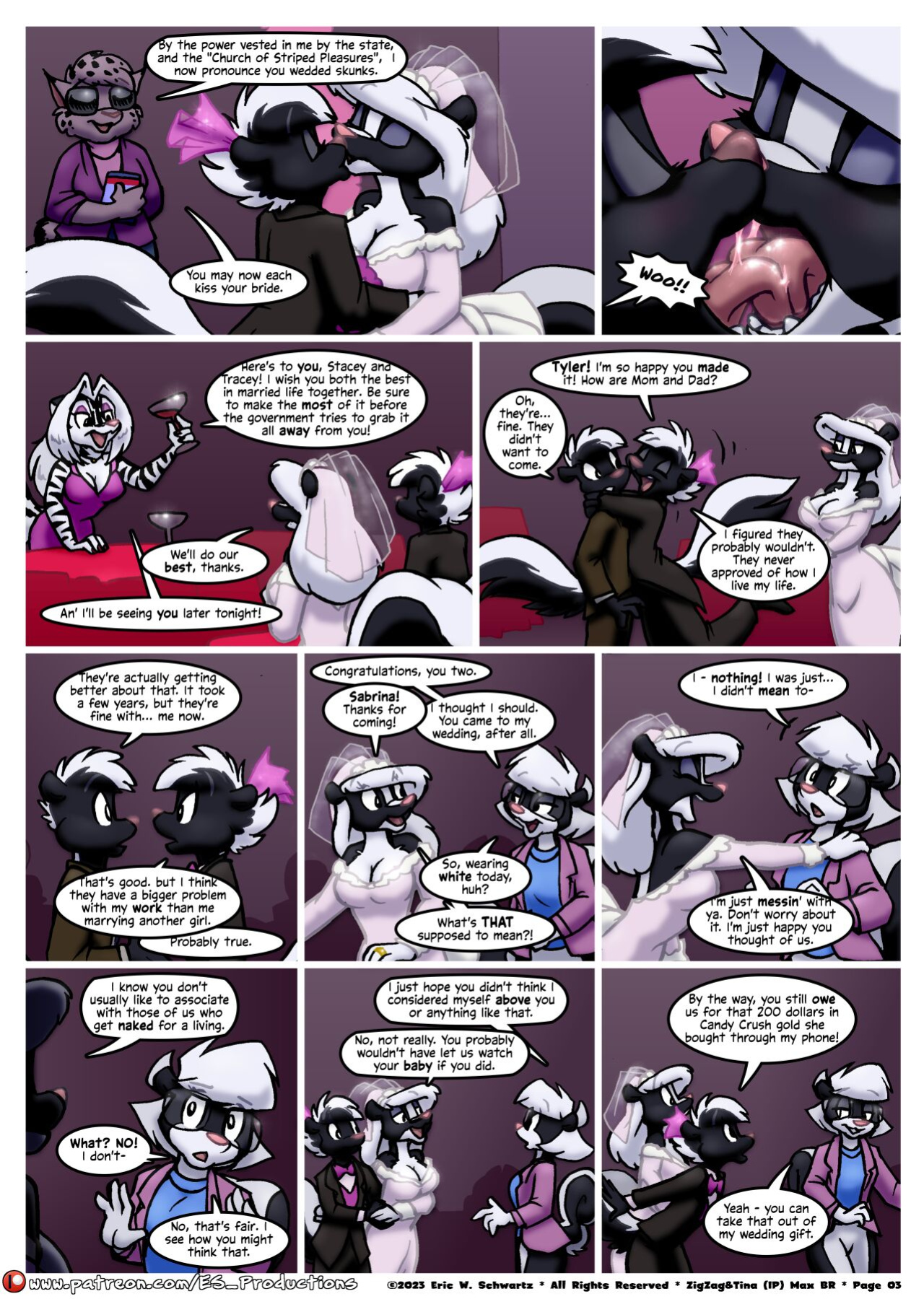 [Eric W. Schwartz] Stacey & Tracey's Wild Wedding Night