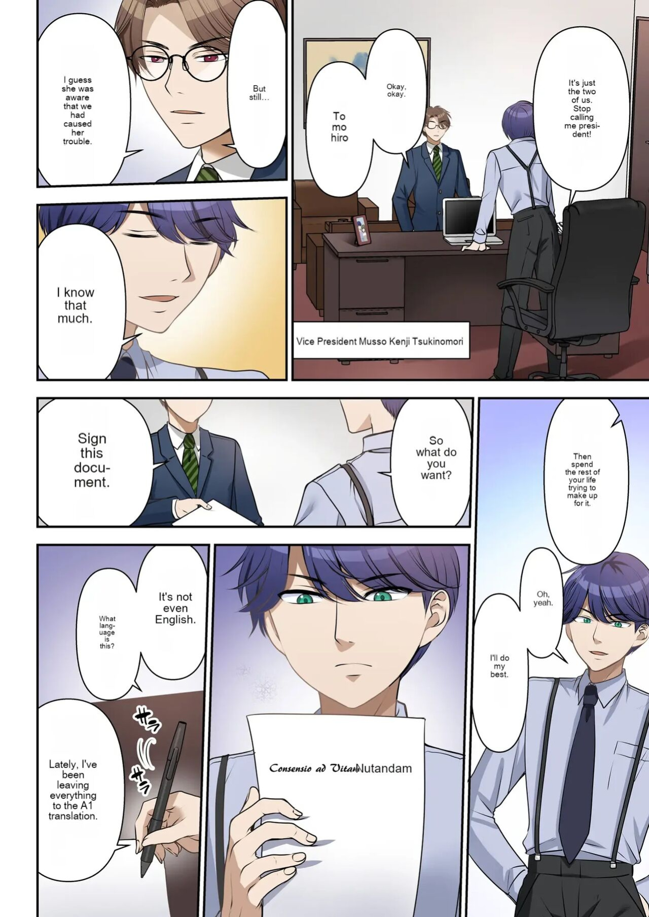 [TSF no F (hanatsumi)] Life-changing contract president♂→sex secretary♀