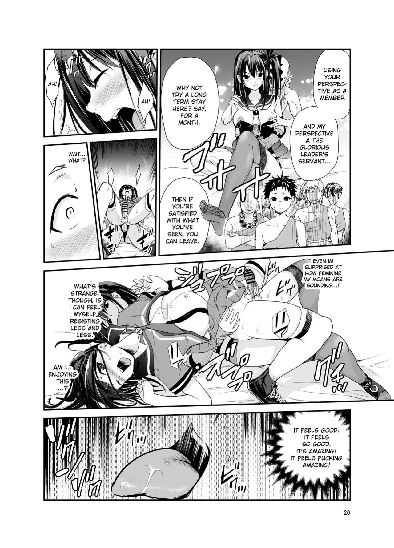 [Raid Socks (Tricky)] Tsuyagari Mura 6 ~Kareshi o Mamoru Tame Hikyou no Mura de Kyousei Gohoushi & NTR Sex~ [Ruru Scanlations]