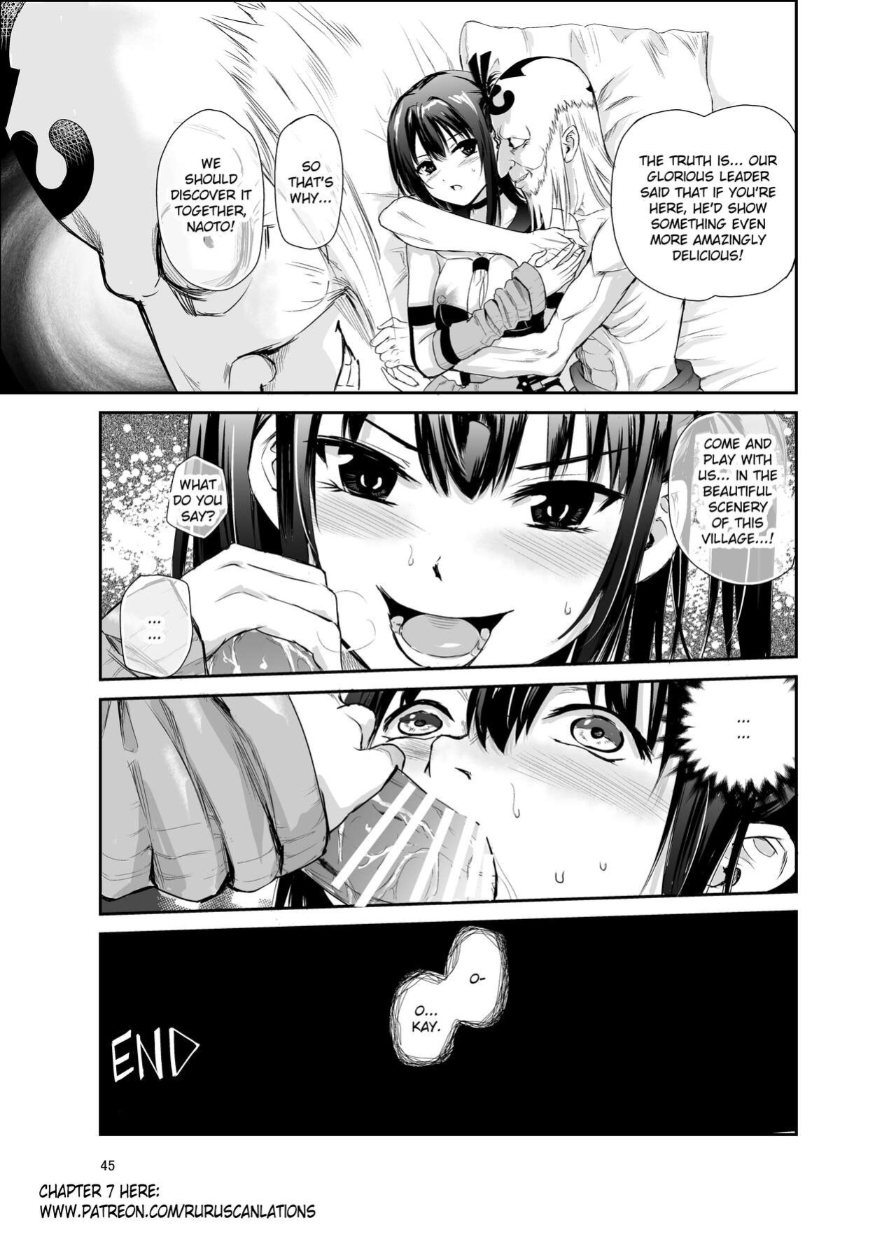 [Raid Socks (Tricky)] Tsuyagari Mura 6 ~Kareshi o Mamoru Tame Hikyou no Mura de Kyousei Gohoushi & NTR Sex~ [Ruru Scanlations]