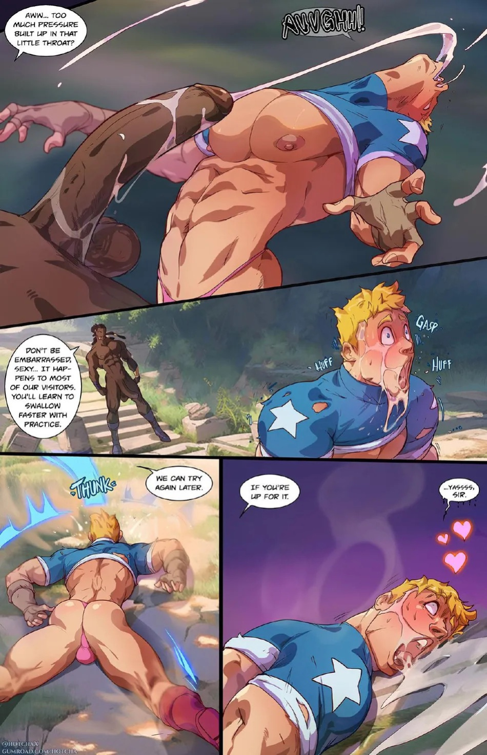 [Hotcha] Captain America Visits Planet BBC [Eng]
