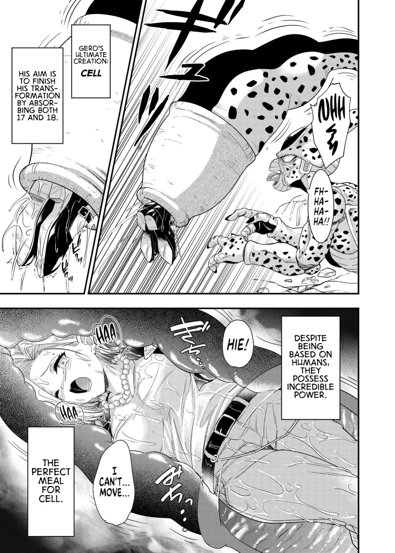 [Ameiro Biscuit (Susuki Yasumine)] Cell no Esa ~Futanari Hen~ | Cell's Feed ~Futanari~ (Dragon Ball Z) [MegaFagget]