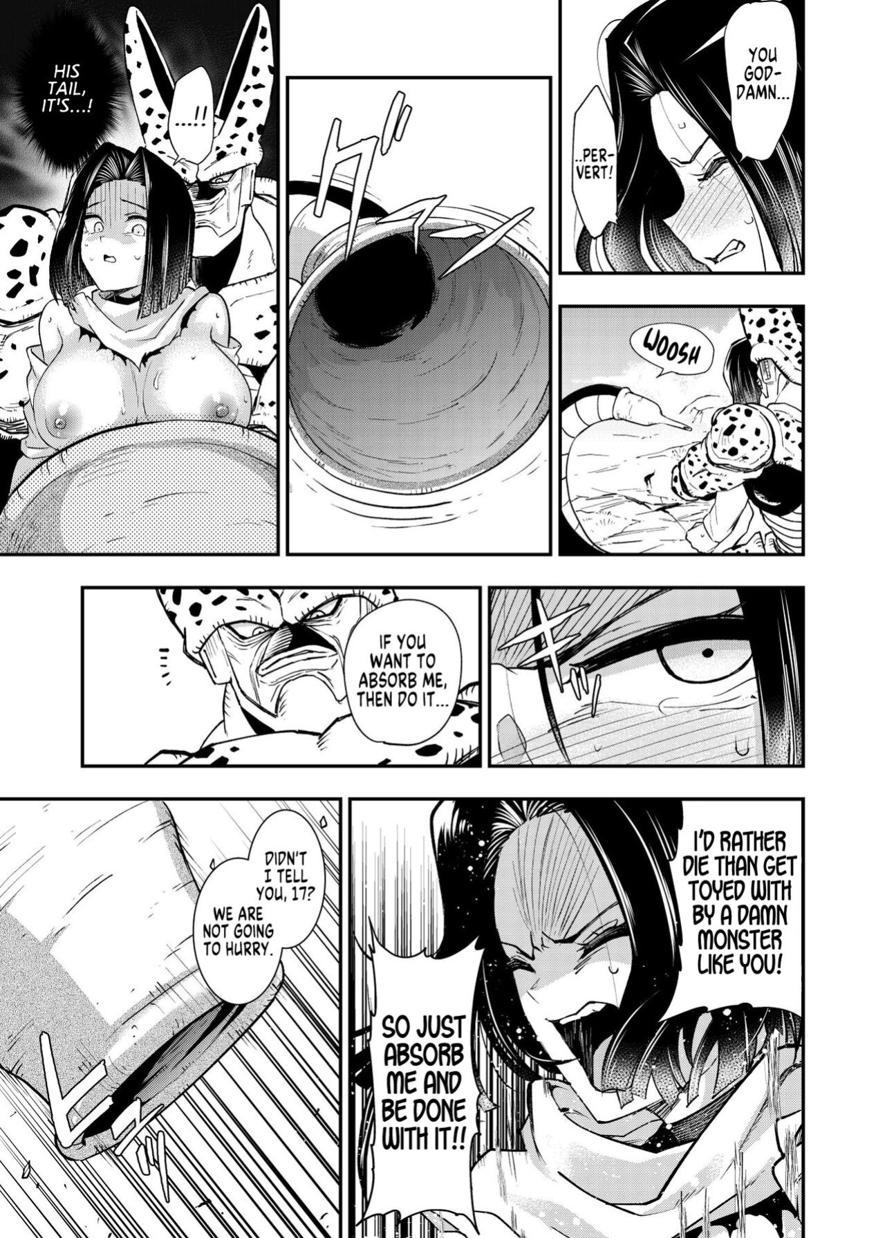 [Ameiro Biscuit (Susuki Yasumine)] Cell no Esa ~Futanari Hen~ | Cell's Feed ~Futanari~ (Dragon Ball Z) [MegaFagget]