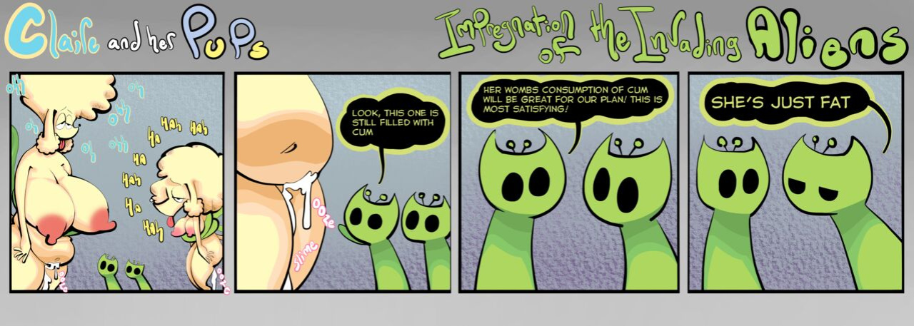 [BootlegJones] Claire and her Pups: Impregnation of the invading aliens