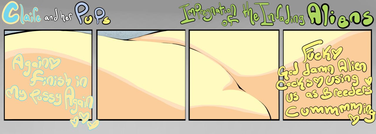 [BootlegJones] Claire and her Pups: Impregnation of the invading aliens