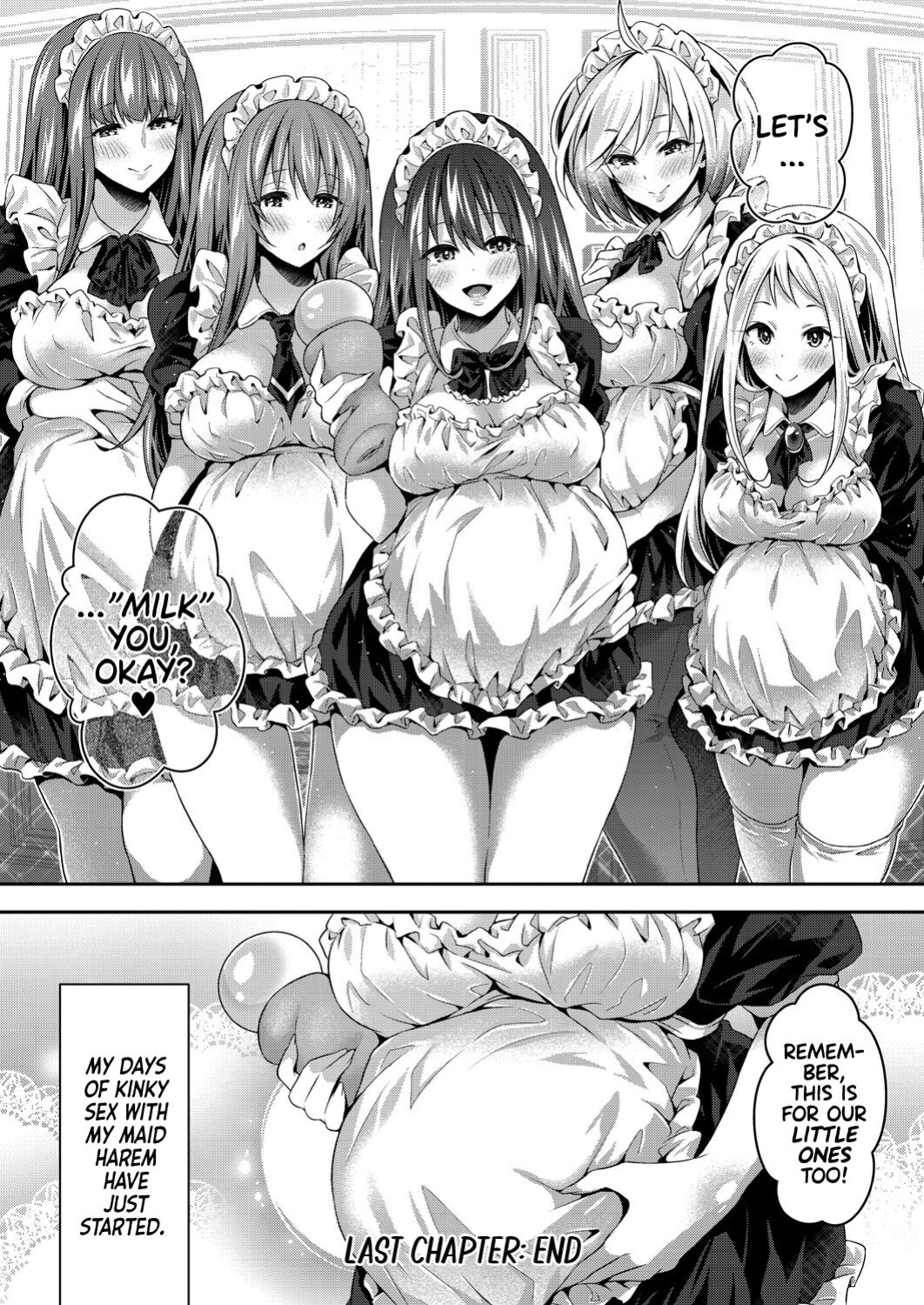 [Hachigo] Harem Maid no Damedame Ecchi | Kinky Sex with My Maid Harem [Team Rabu2]