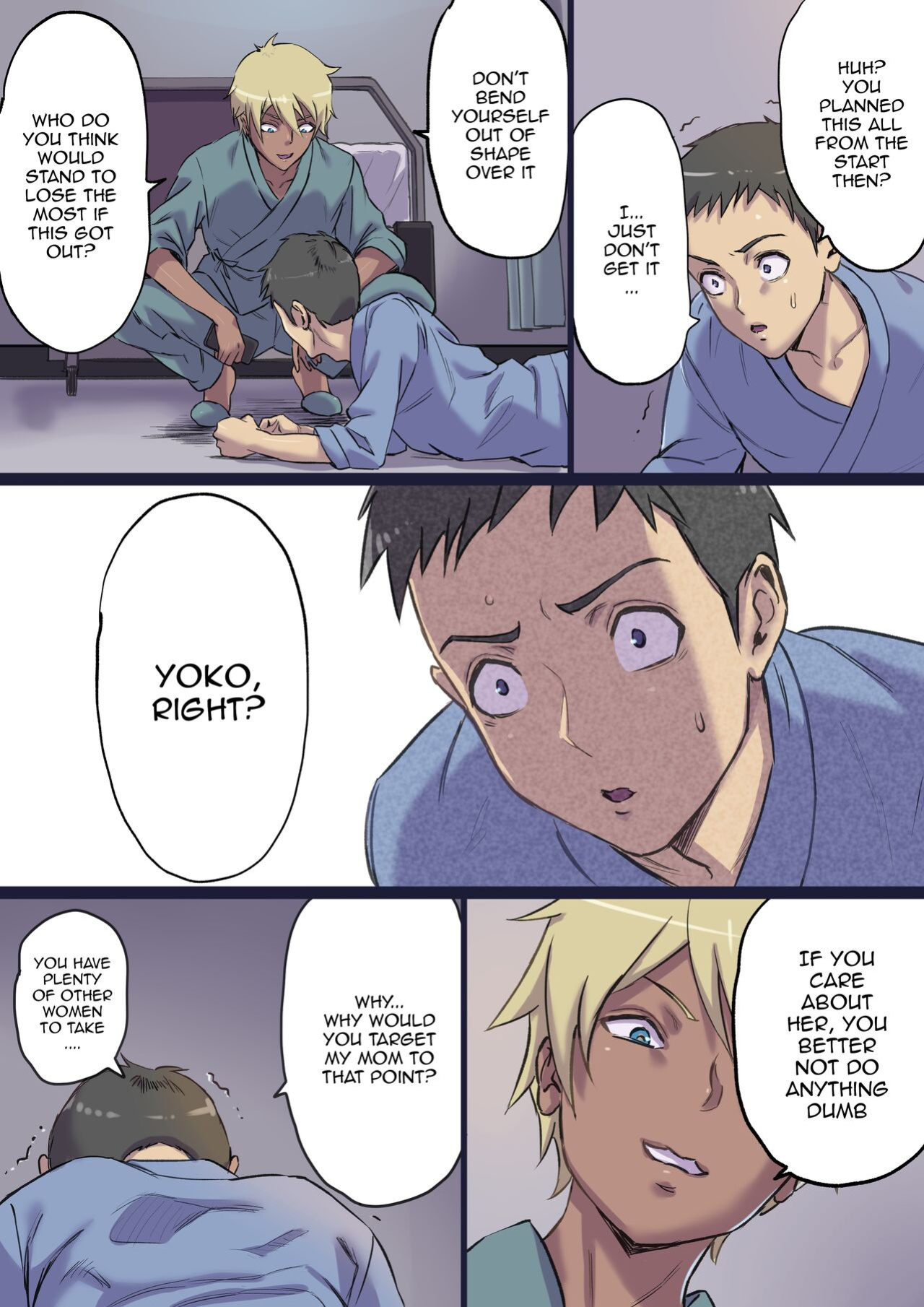 [Papuka (Shibire Hitsuji)] Zoku Tonari no Bed de Netorareru Kangoshi Jukubo / The MILF Nurse Cuckolded Gets Taken Away In The Bed Next To Mine - Continuation