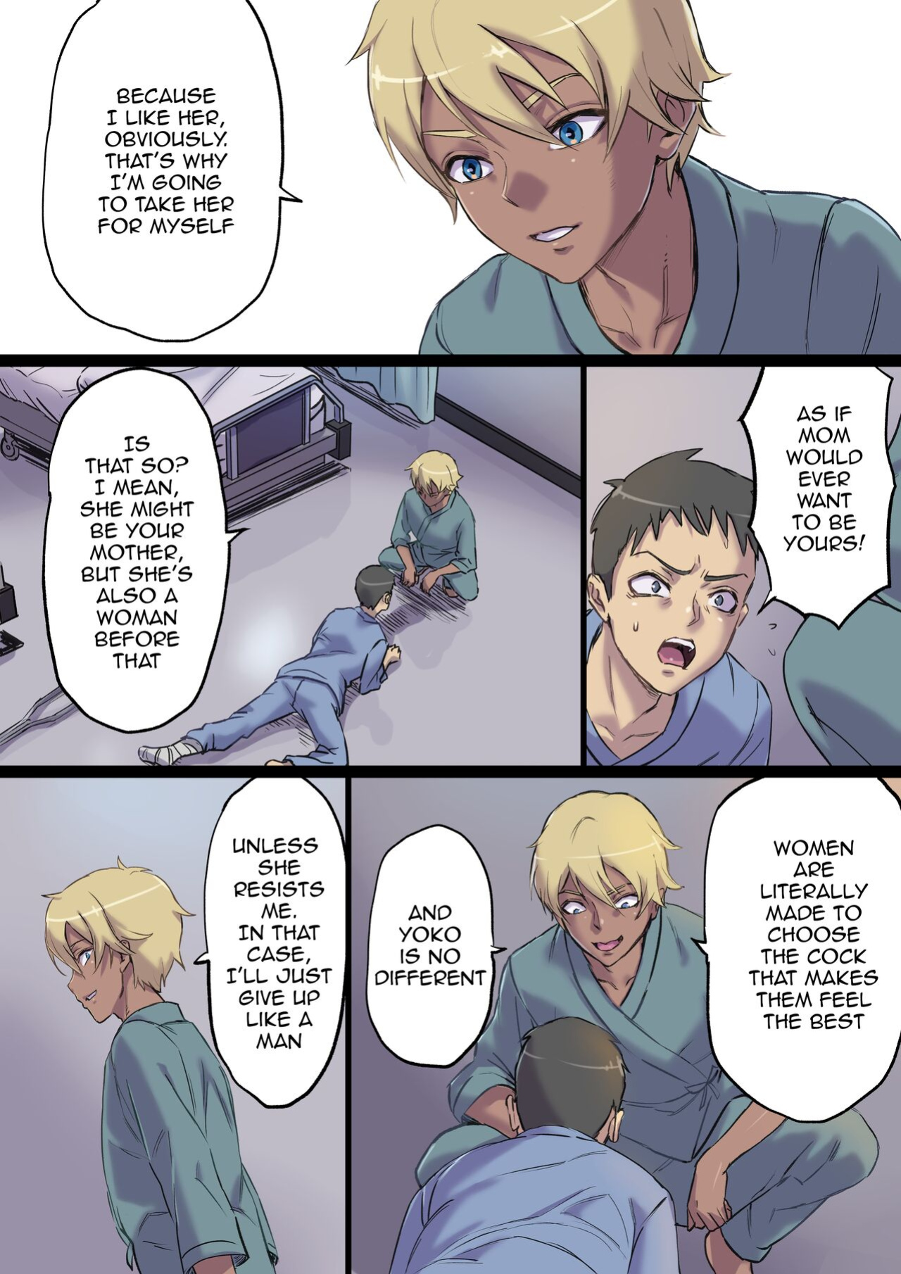 [Papuka (Shibire Hitsuji)] Zoku Tonari no Bed de Netorareru Kangoshi Jukubo / The MILF Nurse Cuckolded Gets Taken Away In The Bed Next To Mine - Continuation